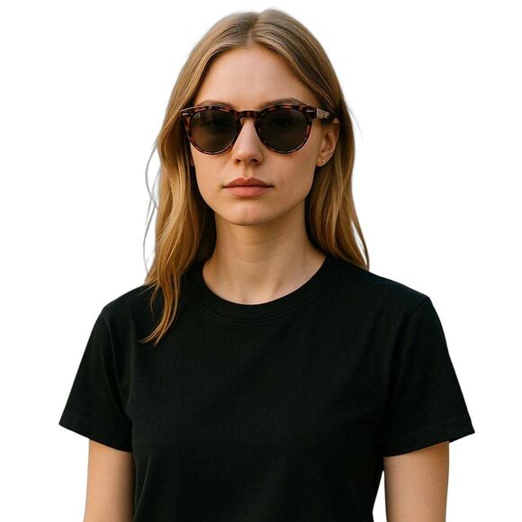 Tommy Hilfiger Tortoise Sunglasses with New Soft Leather Case - Picture 3 of 14